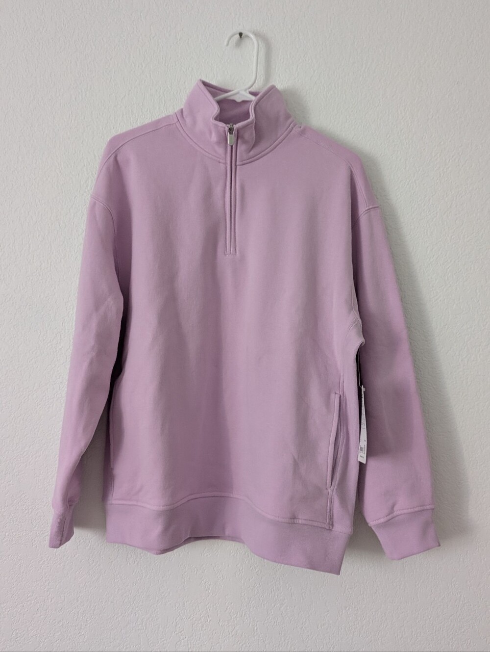 Athleta Forever Fleece 1/4 Zip Sweatshirt